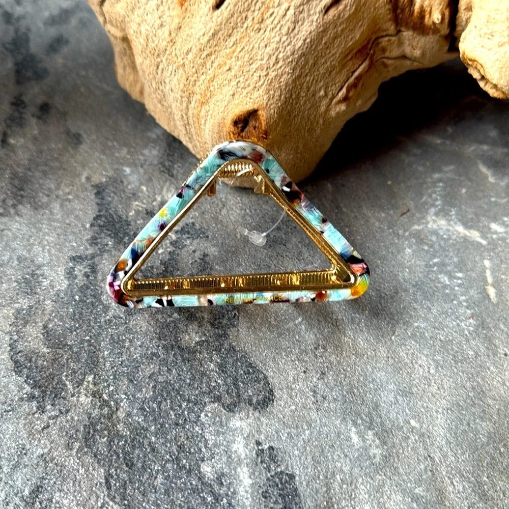 New🌟Anthropologie-Multicolor Triangle Hair Clip
